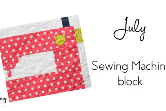 We are excited to start the next block in Heartland Heritage. This sewing machine block is beyond cute and would be so much fun as a mini. This scrappy quilt pattern is sew cute and easy to make.