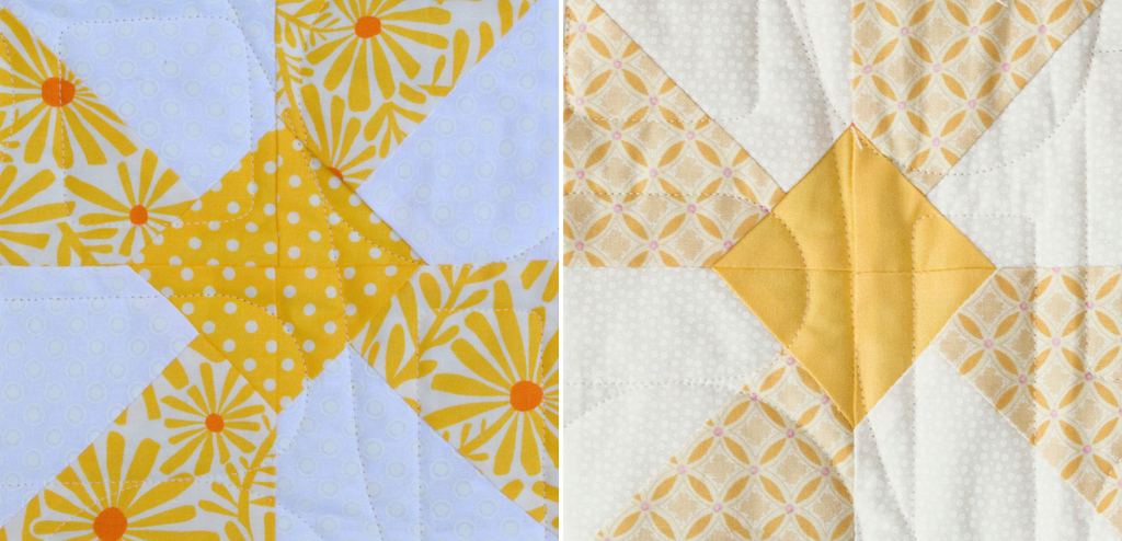 We are excited for summer and the sunshine block from Heartland Heritage. This scrappy quilt pattern is sew cute and easy to make. 