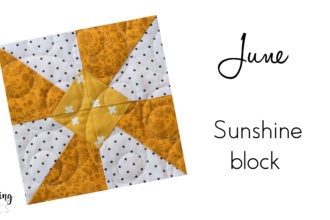 We are excited for summer and the sunshine block from Heartland Heritage. This scrappy quilt pattern is sew cute and easy to make.