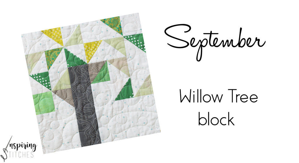 It's time to perfect our half square triangle technique with the Willow Tree Quilt Block from the Heartland Heritage pattern. This scrappy quilt from the gals at Inspiring Stitching is the perfect design for building your quilting skills. 