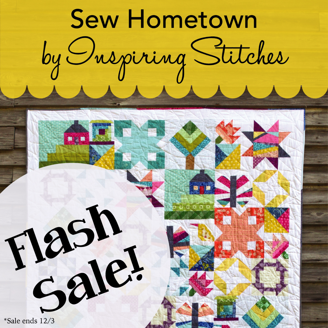 Sew Hometown is our 2019 Block of the Month Quilt Pattern
