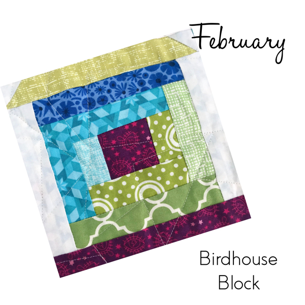 Birdhouse Block from Sew Hometown