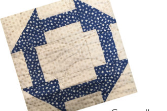 March Crosswalk Block ---Sew-Hometown