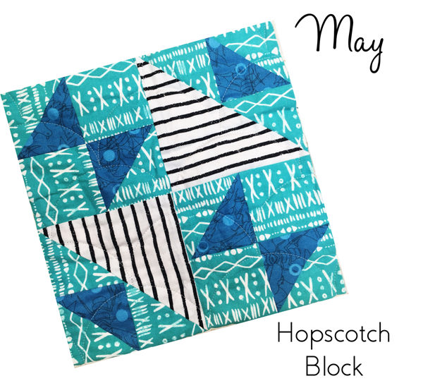 May Hopscotch Block ---Sew-Hometown